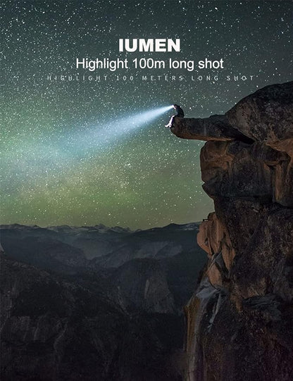 LED headlamp Flashlight 4-Pack Rechargeable Headlight for Running, Camping, Hiking and More Lumens USB, Cycling Fishing ,