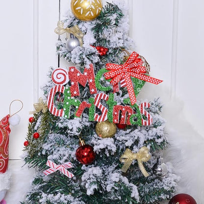 Ribest Christmas Ribbon Grosgrain Ribbon 3/8" Xmas Ribbon Set for Gift Wrapping Bows Making Crafts Holiday Décor