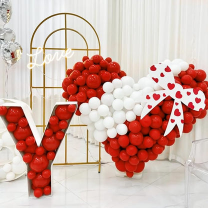 ASIYUHY Red Balloons 12 Inch 100 Pack Thicken Latex Red Balloon with 2 Rolls of Ribbon Round Helium Balloons for Christmas Valentine Birthday Wedding Baby Shower Party Decorations