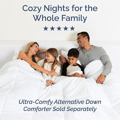 Split King Size 5 Piece Sheet Set - Comfy Breathable & Cooling Bed Sheets Set - Hotel Luxury Bedding for Women, Men, Kids, Teens, Boys & Girls - Deep Pockets, Soft and Wrinkle Free - Oeko-Tex - White