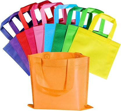 SPERPAND 30Pcs Small Gift Bags with Handles, Holiday Gift Bag Treat Tote Party Favor Bags Goodie Bags for Kids Birthday, Baby Shower, Easter Bag