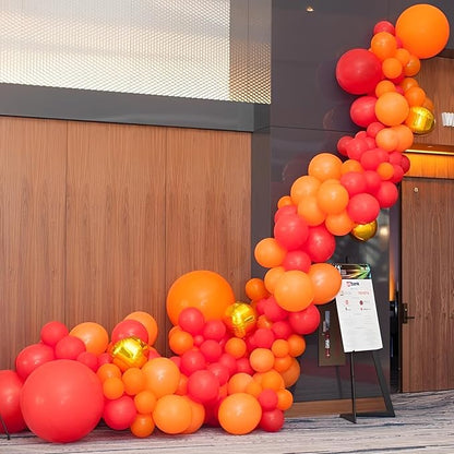 110pcs Orange Balloons 12inch Burnt Orange Latex Party Balloons for Thanksgiving Day, Fall Theme Party, Wedding, Birthday, Halloween, Baby Shower, Anniversary Party Decorations
