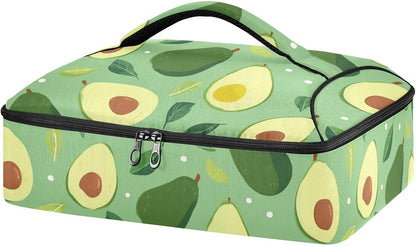 Casserole Carriers for Hot or Cold Food Reusable Casserole Dish Carrier Insulated Thermal Large Capacity Durable Perfect for Party Camping Family Gatherings Yellow Fish