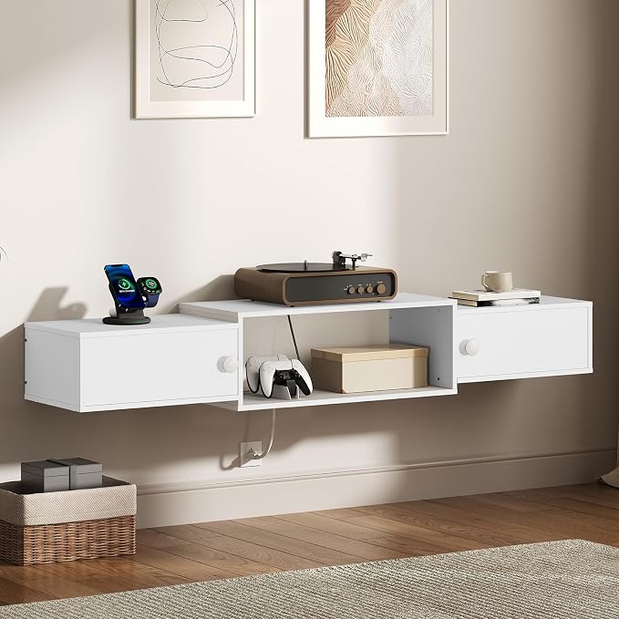 HOOBRO 55" Floating TV Stand
