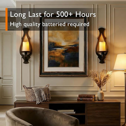 Homemory 3"x5" Flameless Candles, Outdoor Waterproof, Battery Operated LED Pillar Candles with Remote Control and Timer, Plastic, Long Lasting