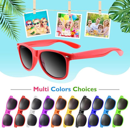 100 Pack Neon Kids Sunglasses Party Favors for Birthday Party Summer Beach Pool Party Supplies