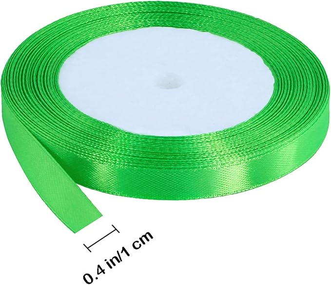 36 Colors 900 Yards Satin Metallic Glitter Ribbons Rolls for Craft, Embellish Decorative Ribbons 2/5" Wide for Floral Bouquet Gift Wrapping Bows Wedding Shower Decoration