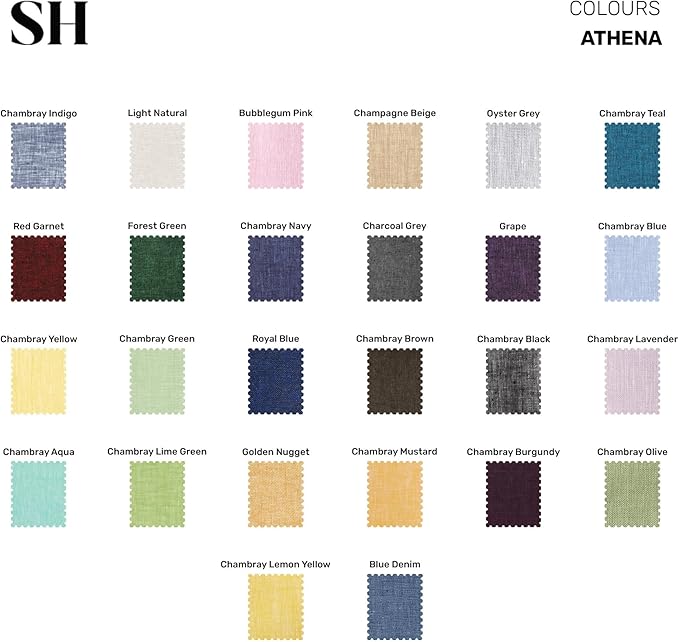 Solino Home Linen Tablecloth 60 x 120 Inch - 100% Pure Linen Chambray Grey Table Cloth for Rectangle Tables - Athena, Machine Washable Fabric Tablecloth
