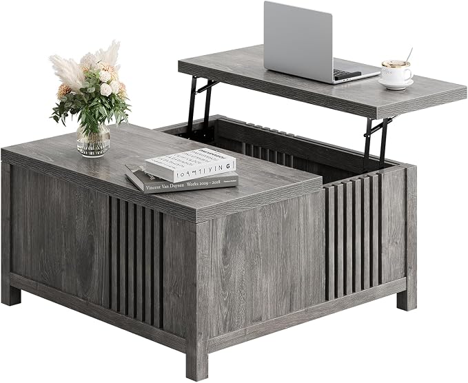 knoworld Farmhouse Lift Top Coffee Table