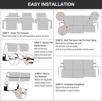 Genina Waterproof Recliner Cover