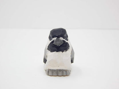 Selsela Hand-Carved Chickadee Figurine -Wooden Black-Capped Songbird Statue, Chick Tit Miniature Chestnut Carolina Handmade Songbird Art for Home Decor & Collectibles Nature-Inspired Gifts