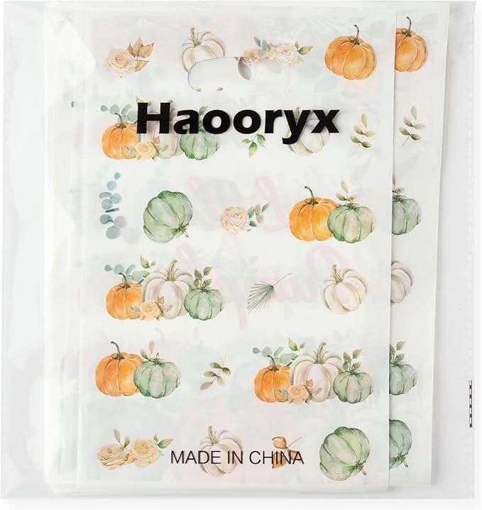 Haooryx Sage Green Pumpkin Party Favor Bag - 50 Pcs Little Pumpkin Plastic Goodie Candy Treat Bag with Handle Gift Wrap Decoration for Kids Birthday Baby Shower Halloween Decoration Party Favor Supply