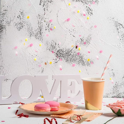 Tissue Confetti Circle Dots for Table Wedding Birthday Party Decoration, 1cm in Diameter (gold,pink,hot pink,60 grams)