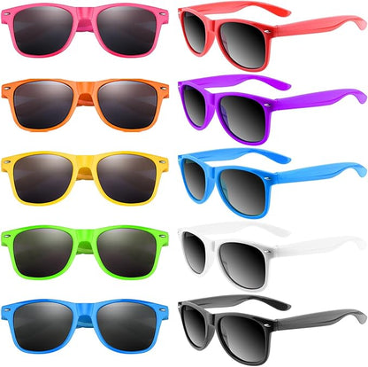 100 Pack Neon Kids Sunglasses Party Favors for Birthday Party Summer Beach Pool Party Supplies