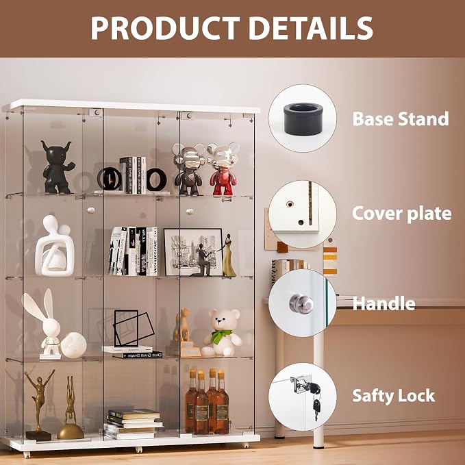 FANYUSHOW Glass Display Cabinet