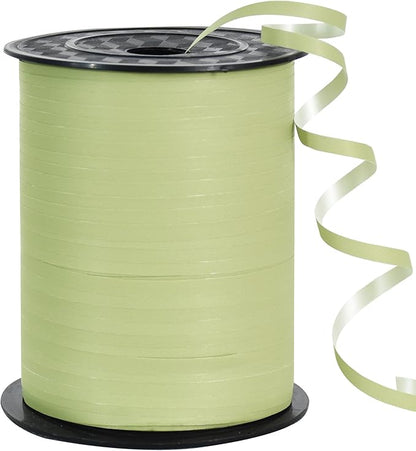 TONIFUL 500 Yards Curling Ribbon-Balloon Ribbon-Balloon String for Art&Craft Decor,Gift Wrapping,Ribbons and Bows for Christmas New Year Birthday Gifts Graduation Supplies (Grey Green)