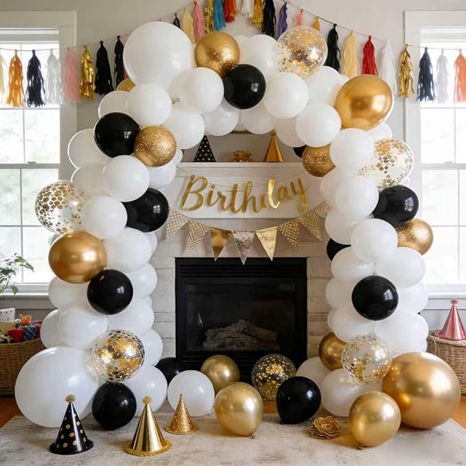White Balloons, 60 PCS White Balloons 12 inch Latex Balloon for Birthday Party Decoration, Wedding, Baby Shower, Anniversary, Bridal Shower, Holiday Decoration and Balloon Garland