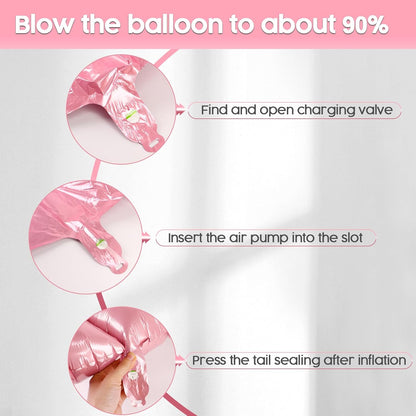 2026 Balloon - Pearlescent Pink Birthday Number Balloons, 40 Inch Large Foil Balloons for Men Women Boys Girls Pearlescent Pink Themed Birthday Decorations，Number 2026 Balloon