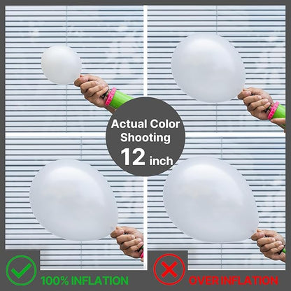 PartyWoo Pearl White Balloons 85pcs Different Sizes Pack of 18 12 10 5 Inch Metallic White Latex Balloon Arch Kit Garland for Wedding Graduation Baby Shower Birthday Party Decorations White-Z30