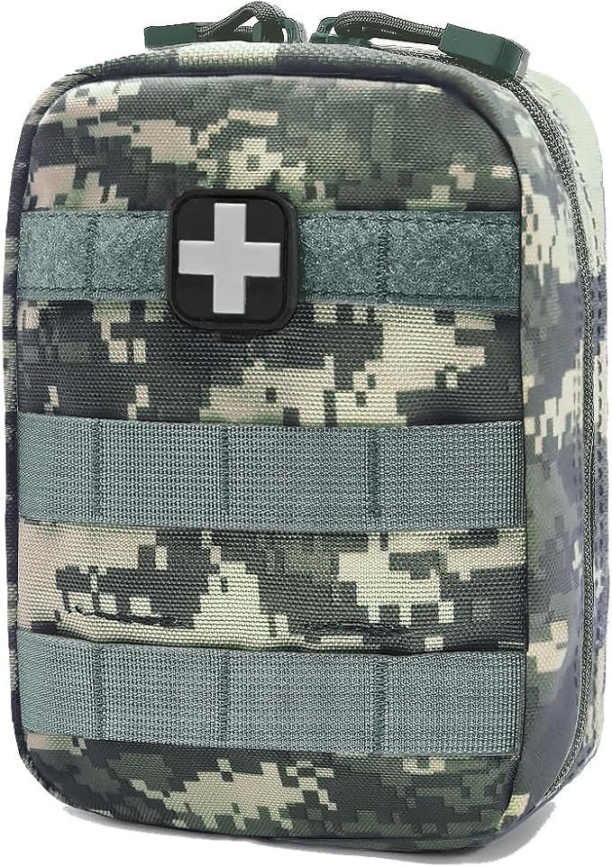Carlebben EMT MOLLE Ifak Pouch Tactical MOLLE Medical First Aid Kit Utility Pouch ACU Camouflage