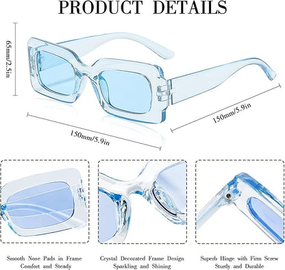SUNOVELTIES 12 Mixed Style Sunglasses Classic Retro Party Favors Eyewear Costume Accessories Bulk Glasses for Unisex Adult