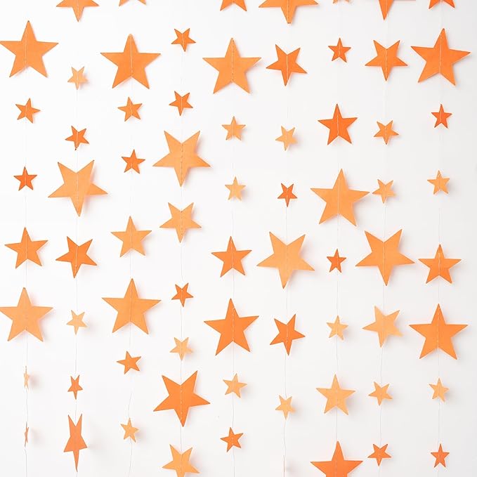 Cheerland Halloween Balloons Colorful Halloween Party Decoations Bat Garlands Pastel Halloween Decor Cute Ceiling Backdrop Photobooth Decor Star Streamers TTrick or Treat Banner Orange Paper Fan 23pcs