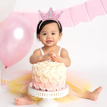 Pink Birthday Headband For Princess