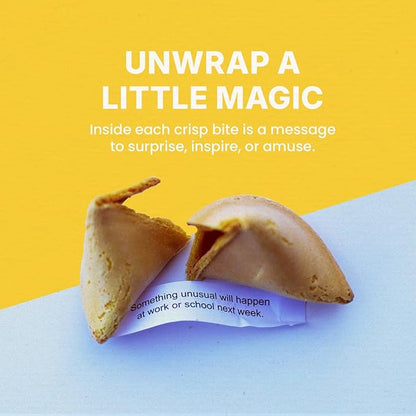 Fortune Cookies | Individually Wrapped Fortune Cookies for Christmas, Parties, Weddings, Events, and Celebrations with Fun Fortunes (100 Pack)