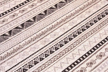 Alfa Rich 3x10 White Black Gray Washable Area Rugs for Living Room Hallway Kitchen Decor Runner