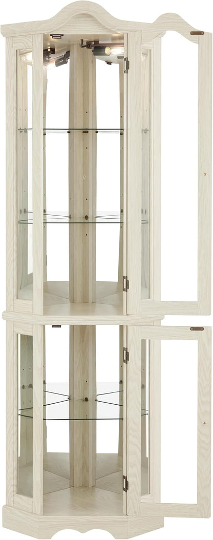 Glass Corner Display Cabinet