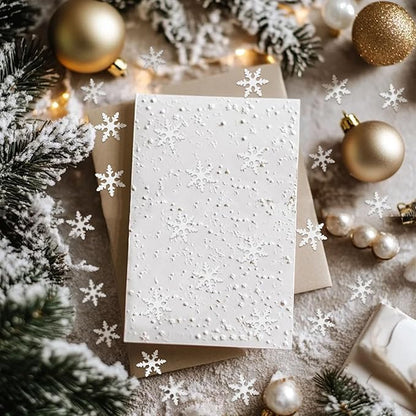 Snowflake Confetti Merry Christmas Max Holiday Party Decoration Table Scatters Confetti Metallic Foil for New Year Wedding Birthday Baby Shower Bridal Shower Festival Theme Party Table Decorations