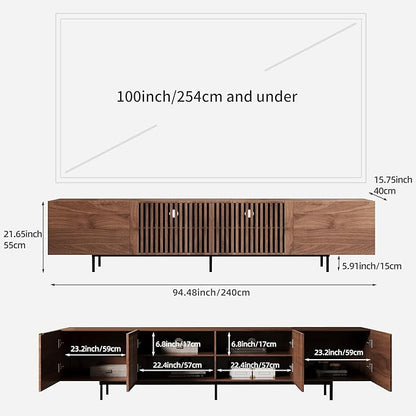 94.48" Mid Century Modern TV Stand