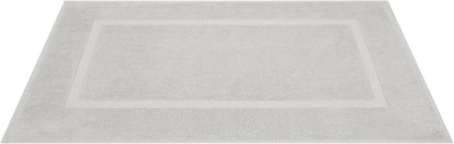 Cotton Paradise 100% Cotton Turkish Bathmat Set, Soft Absorbent Quick Dry, 2 Piece 20x34 Bathmat Floor Set, Silver Grey