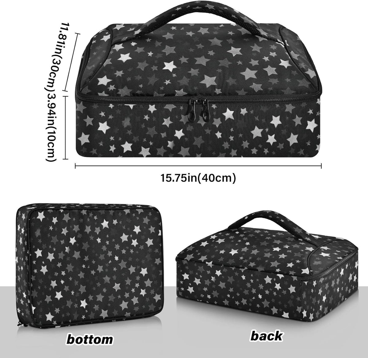 Casserole Carriers for Hot or Cold Food Reusable Casserole Dish Carrier Insulated Thermal Large Capacity Durable Perfect for Party Camping Family Gatherings Yellow Fish