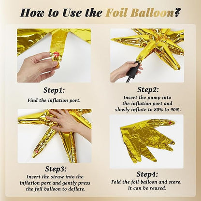 Red Black and Gold Balloons Garland Arch Kit, Red and Black Party Decorations with Gold White Balloons Confetti Latex Balloons for Graduation Anniversary Casino Movie Night Birthday Party Decorations