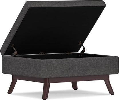 SIMPLIHOME Owen Coffee Table Storage Ottoman