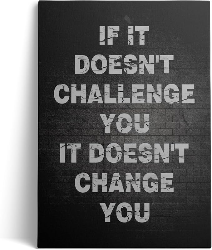 Jumong Motivational Wall Art Motivational Quotes Inspirational Sayings Wooden Frame Inspirational Office Wall Art Encouraging Canvas Posters for Living Room Office Decor