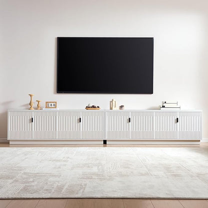 Fatmok 68" TV Stand for 75Inch TV, Entertainment Center