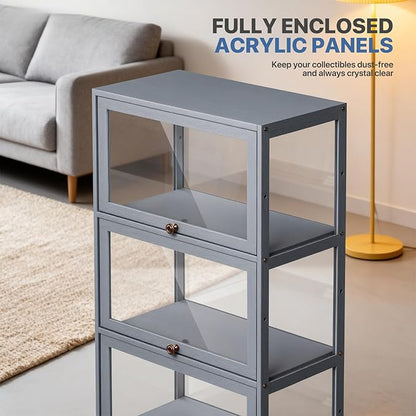 Magshion Display Cabinet, 5-Tier Curio Cabinet