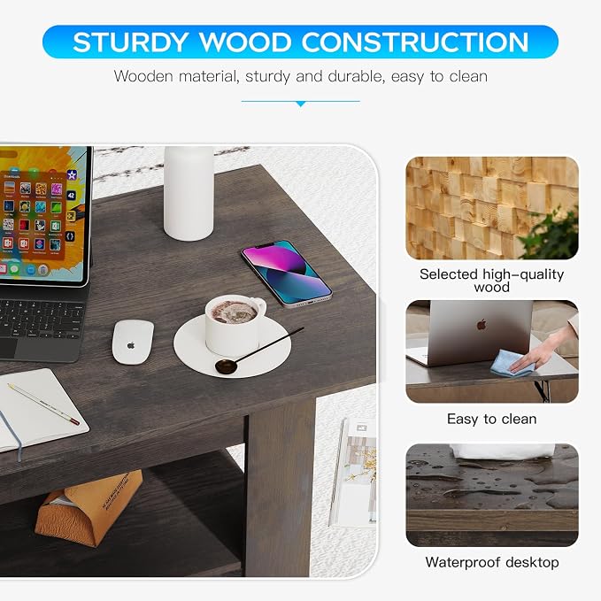 FDW 39.4" Lift Top Coffee Table