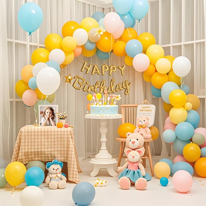 KICNIC Balloon Arch Strip, 99ft Balloon Tape and 600 Glue Point Dots, Balloon Arch Kit for Garland, Party, Birthday, Baby Shower, Graduation, Graduation Decorations