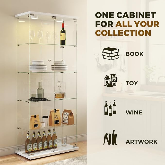 FANYUSHOW Glass Display Cabinet