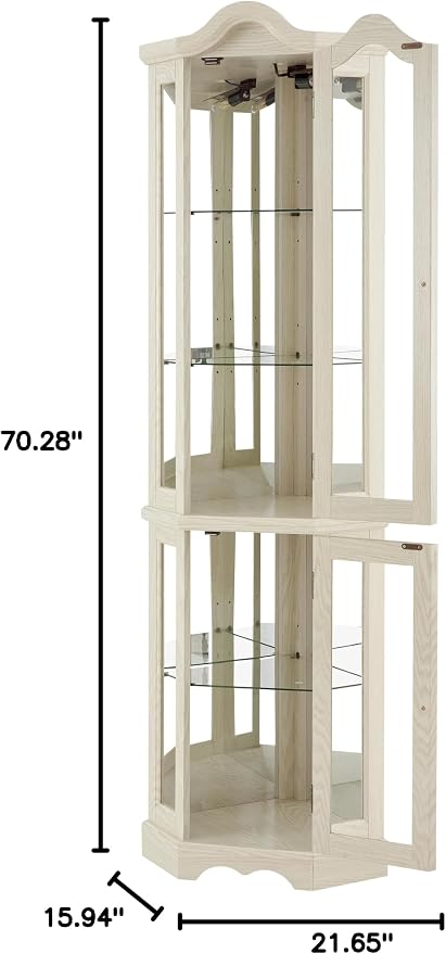 Glass Corner Display Cabinet