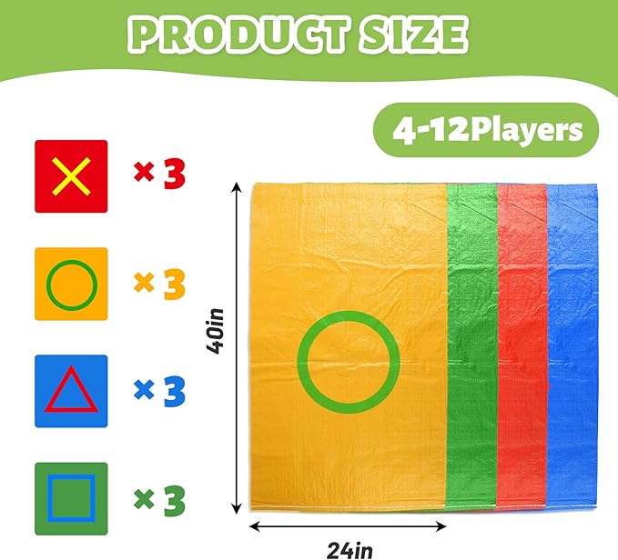 Potato Sack Race Bags, Easter Sack Race Bags for Adults and Kids Outdoor Games Backyard Games Party Birthday Games Carnival Field Day Lawn Family Reunion Games