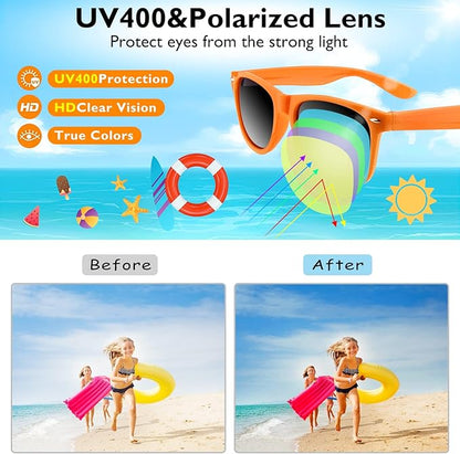 100 Pack Neon Kids Sunglasses Party Favors for Birthday Party Summer Beach Pool Party Supplies
