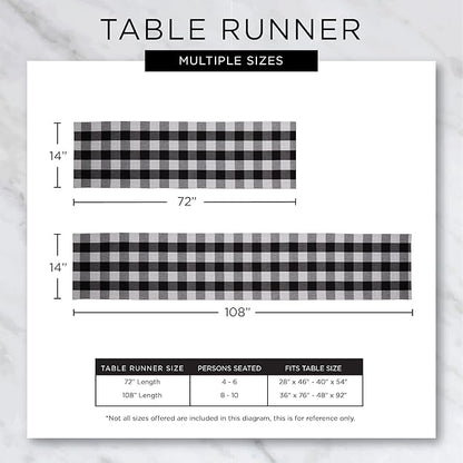 DII Farmhouse Braided Stripe Table Runner Collection, 15x108 (15x113, Fringe Included), Barn Red