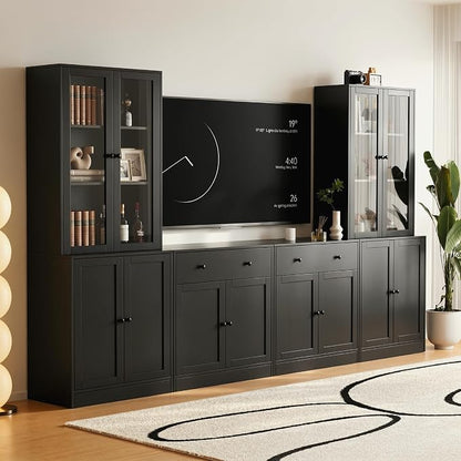 TUSY 71" TV Stand Storage Set