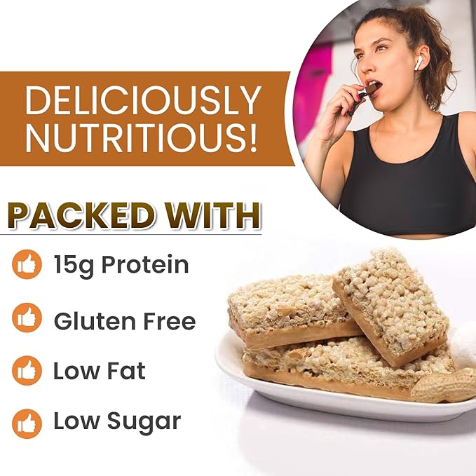 BestMed - High Protein Nutrition Bar - Low-Carb, 15g Protein, Low Sugar, High Fiber, Low Calorie, Meal Replacement Bar (Caramel Cocoa, 3 Box - 21 Count)