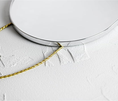 Oval Mirror, Oval Wall Mirror with Lanyard, High Definition Bathroom Mirror for Bathroom, Hallway, Living Room (Sliver, 9.2x15.9inch)