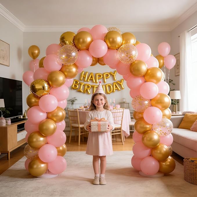 Pink Balloons 60 Pcs Light Pink Balloons 12 Inch Baby Pastel Pink Balloon for Arch Garland Birthday Party Baby Shower Gender Reveal Bridal Shower Wedding